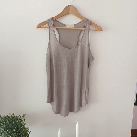 FREE w/$20 Purchase; Forever 21 Taupe Racerback Tank Top